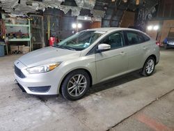 Salvage cars for sale at Albany, NY auction: 2015 Ford Focus SE