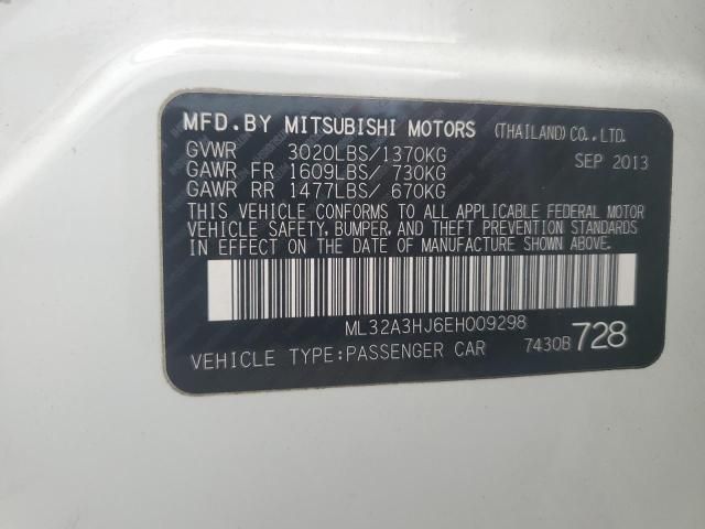 2014 Mitsubishi Mirage DE