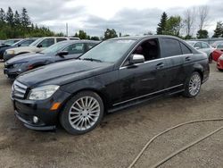 Flood-damaged cars for sale at auction: 2009 Mercedes-Benz C 230 4matic