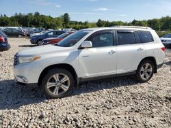 2012 Toyota Highlander Limited en venta en Candia, NH