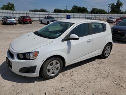 Chevrolet Vehiculos salvage en venta: 2015 Chevrolet Sonic LS