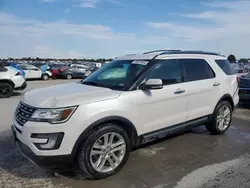 Ford salvage cars for sale: 2017 Ford Explorer Limited