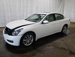 Salvage cars for sale at Windsor, NJ auction: 2009 Infiniti G37