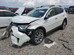 Salvage cars for sale at Magna, UT auction: 2017 Toyota Rav4 HV Limited