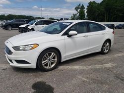 Ford salvage cars for sale: 2018 Ford Fusion SE