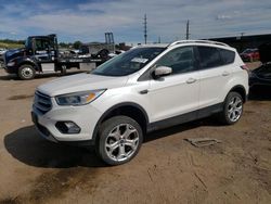 Salvage cars for sale at Colorado Springs, CO auction: 2017 Ford Escape Titanium