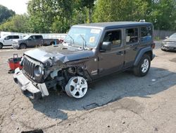 Salvage cars for sale at Portland, OR auction: 2021 Jeep Wrangler Unlimited Sport