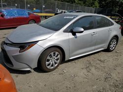 Salvage cars for sale at Waldorf, MD auction: 2021 Toyota Corolla LE