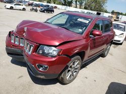 Jeep Compass salvage cars for sale: 2016 Jeep Compass Latitude