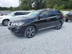 Salvage cars for sale at Fairburn, GA auction: 2020 Nissan Pathfinder Platinum