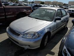 Salvage cars for sale at Martinez, CA auction: 1999 Honda Civic LX