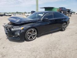 Honda salvage cars for sale: 2018 Honda Accord Sport