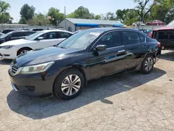 Salvage cars for sale at Wichita, KS auction: 2013 Honda Accord LX