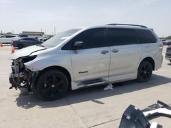 Toyota Sienna se salvage cars for sale: 2020 Toyota Sienna SE