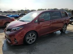 Toyota Sienna se salvage cars for sale: 2018 Toyota Sienna SE