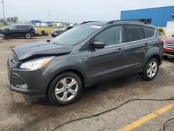 Salvage cars for sale at Woodhaven, MI auction: 2016 Ford Escape SE