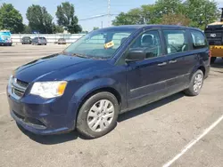 Salvage cars for sale at Moraine, OH auction: 2015 Dodge Grand Caravan SE