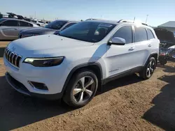 Jeep Vehiculos salvage en venta: 2020 Jeep Cherokee Limited