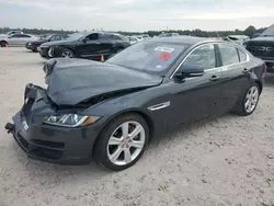 Salvage cars for sale at Houston, TX auction: 2017 Jaguar XE Prestige