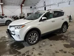 Toyota salvage cars for sale: 2017 Toyota Rav4 HV Limited