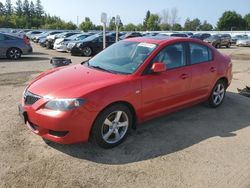 Salvage cars for sale at Bowmanville, ON auction: 2005 Mazda 3 I