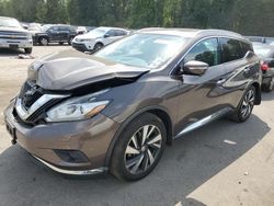 Salvage cars for sale at Glassboro, NJ auction: 2015 Nissan Murano S