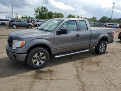 Salvage cars for sale at Woodhaven, MI auction: 2013 Ford F150 Super Cab