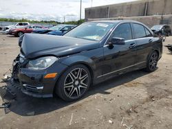 Mercedes-Benz salvage cars for sale: 2013 Mercedes-Benz C 300 4matic