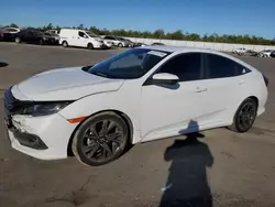 Salvage cars for sale at Fresno, CA auction: 2021 Honda Civic Sport