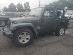 Jeep Wrangler X salvage cars for sale: 2008 Jeep Wrangler X