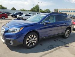 2016 Subaru Outback 2.5I Limited en venta en Littleton, CO