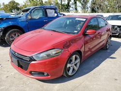 Salvage cars for sale from Copart Bridgeton, MO: 2015 Dodge Dart GT