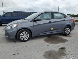 Salvage cars for sale at Orlando, FL auction: 2017 Hyundai Accent SE