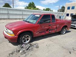 Chevrolet salvage cars for sale: 2001 Chevrolet S Truck S10