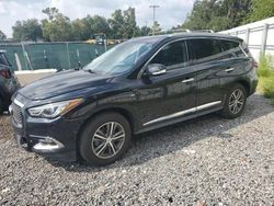 Salvage cars for sale at Riverview, FL auction: 2018 Infiniti QX60