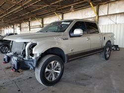 Salvage SUVs for sale at auction: 2017 Ford F150 Supercrew