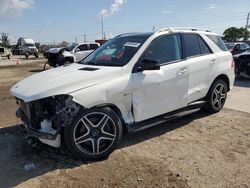 Salvage cars for sale at Homestead, FL auction: 2017 Mercedes-Benz GLE 43 AMG