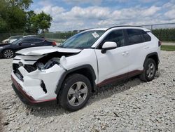 Salvage cars for sale at Cicero, IN auction: 2022 Toyota Rav4 XLE