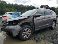 Salvage cars for sale at Waldorf, MD auction: 2013 Honda CR-V EXL