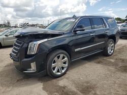 Salvage cars for sale at Homestead, FL auction: 2015 Cadillac Escalade Premium