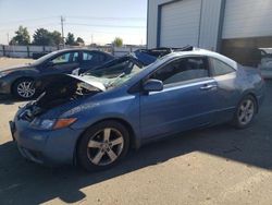 Honda salvage cars for sale: 2006 Honda Civic EX