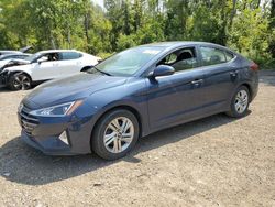 Flood-damaged cars for sale at auction: 2020 Hyundai Elantra SEL