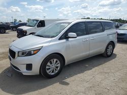 Salvage cars for sale at Indianapolis, IN auction: 2015 KIA Sedona L