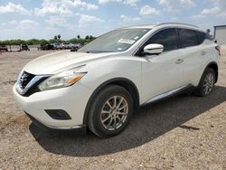 Salvage cars for sale at Mercedes, TX auction: 2016 Nissan Murano S