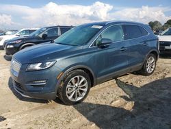 Salvage cars for sale at Tifton, GA auction: 2019 Lincoln MKC Select