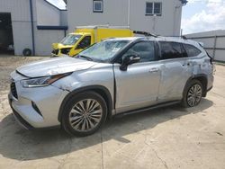 Salvage cars for sale at Windsor, NJ auction: 2022 Toyota Highlander Platinum