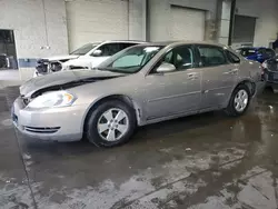 Chevrolet salvage cars for sale: 2007 Chevrolet Impala LT