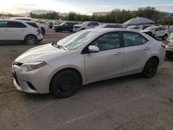 Salvage cars for sale at Las Vegas, NV auction: 2014 Toyota Corolla L