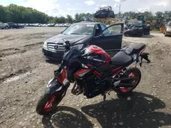 Salvage motorcycles for sale at Windsor, NJ auction: 2024 Kawasaki ZR900 F