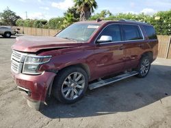 Salvage cars for sale at San Martin, CA auction: 2016 Chevrolet Tahoe K1500 LTZ